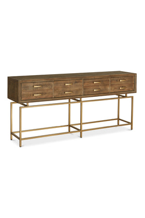   Modern European furniture - Fir Wood 4-Drawer Console Table - www.oroa.com | Oroa.com
