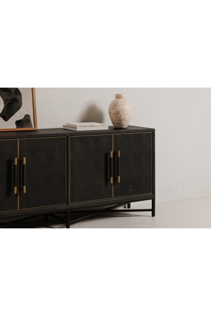 Vegan Leather 4-Door Sideboard | Novi Living Mako | Oroa.com