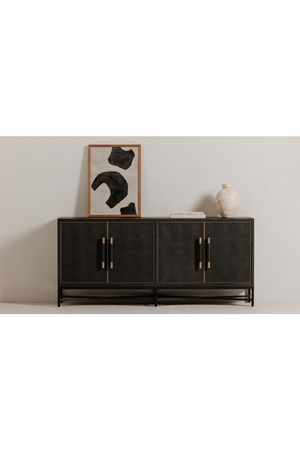 Vegan Leather 4-Door Sideboard | Novi Living Mako | Oroa.com