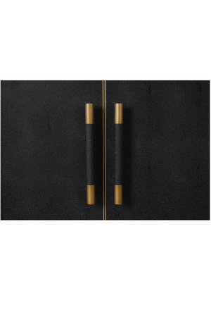 Vegan Leather 4-Door Sideboard | Novi Living Mako | Oroa.com