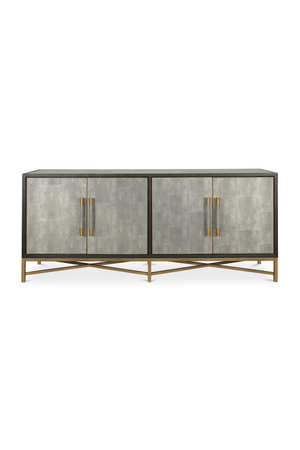 Vegan Leather 4-Door Sideboard | Novi Living Mako | Oroa.com