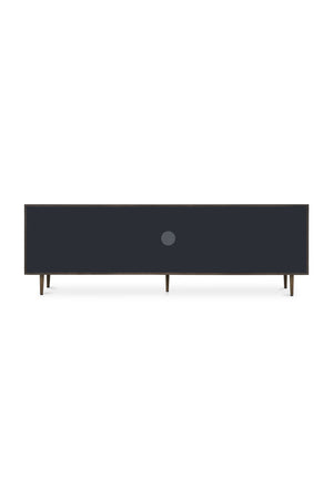 Modern European furniture - Black Relief Carved Sideboard - www.oroa.com