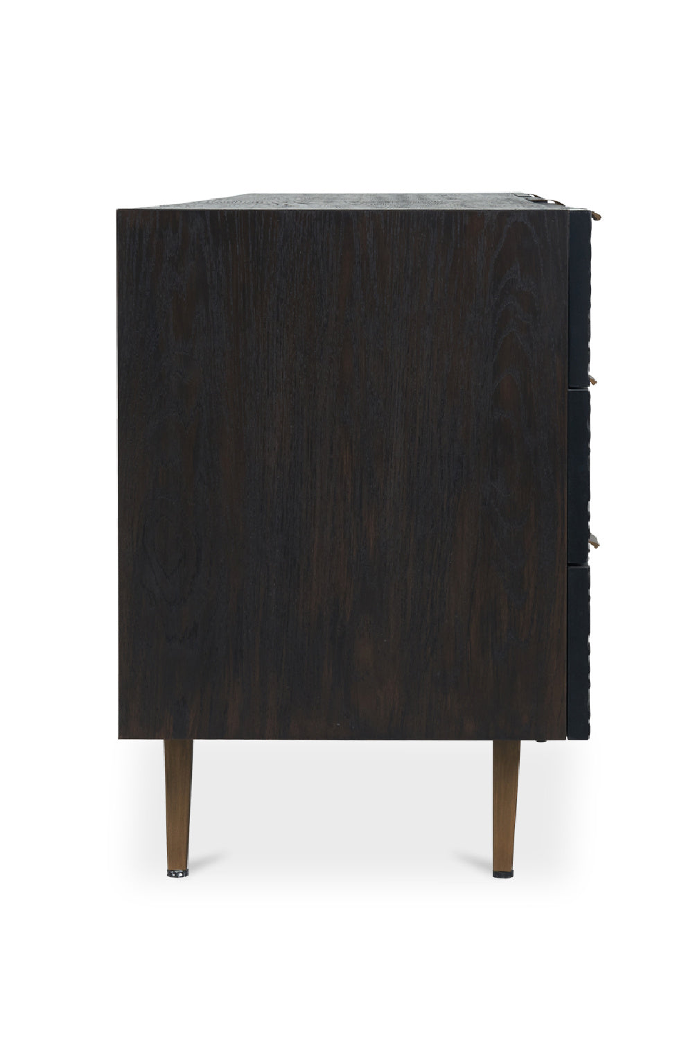 Modern European furniture - Black Relief Carved Sideboard - www.oroa.com