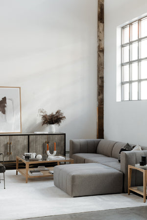   Modern European furniture - Glass & Cane Coffee Table - www.oroa.com | Oroa.com