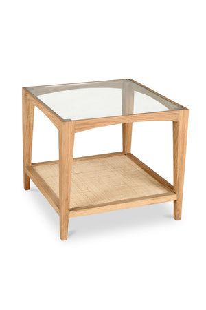 Modern European furniture - Cane Shelf Side Table - www.oroa.com