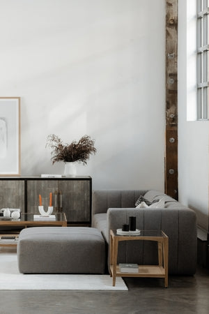 Modern European furniture - Cane Shelf Side Table - www.oroa.com