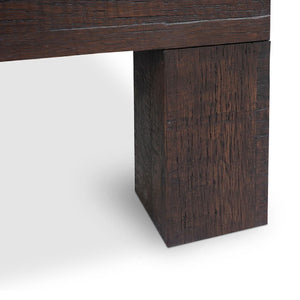 Solid Oak Square Coffee Table | Novi Living Evander | Oroa.com