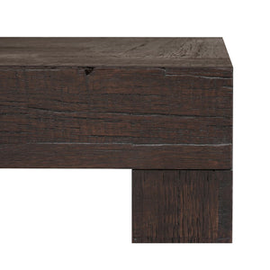 Solid Oak Square Coffee Table | Novi Living Evander | Oroa.com