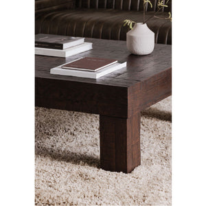 Solid Oak Square Coffee Table | Novi Living Evander | Oroa.com