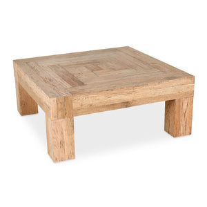 Solid Oak Square Coffee Table | Novi Living Evander | Oroa.com