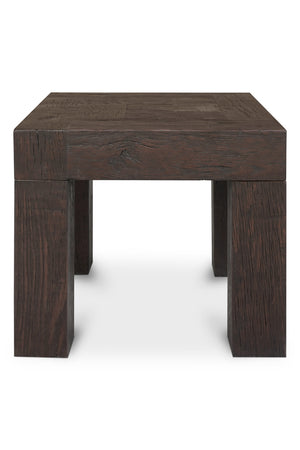   Modern European furniture - Rustic Oak Square Side Table - www.oroa.com | Oroa.com
