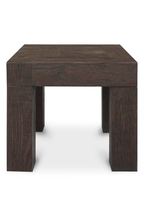   Modern European furniture - Rustic Oak Square Side Table - www.oroa.com | Oroa.com