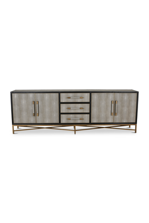 Vegan Leather 4-Door Sideboard | Novi Living Mako | Oroa.com