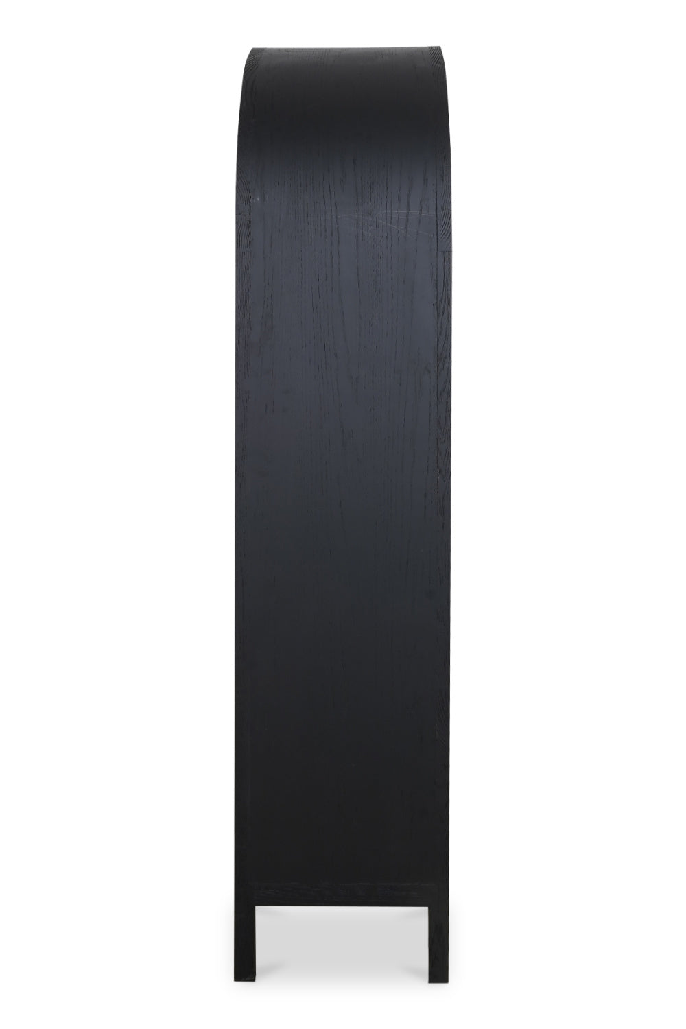Modern European furniture - Black Oak Arched Cabinet - www.oroa.com