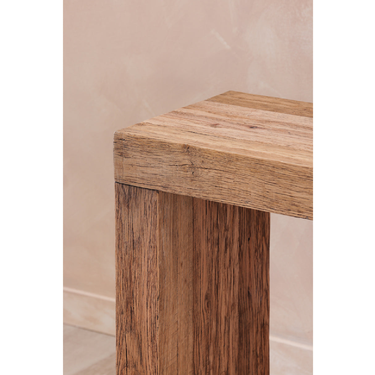 Rustic Oak Console Table | Novi Living Evander | Oroa.com