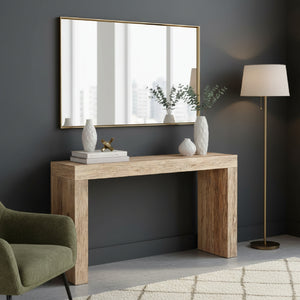 Rustic Oak Console Table | Novi Living Evander | Oroa.com