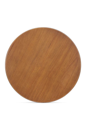   Modern European furniture - Brown Pine Pedestal Coffee Table - www.oroa.com | Oroa.com
