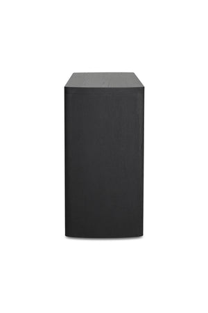   Modern European furniture - Black Herringbone Patterned Sideboard - www.oroa.com | Oroa.com