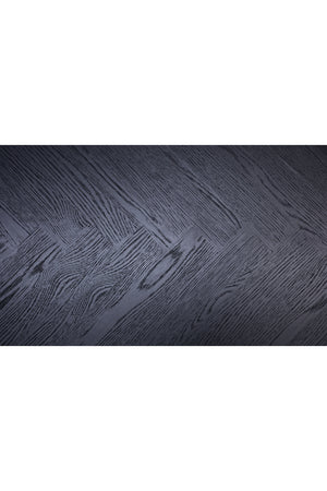   Modern European furniture - Black Herringbone Patterned Dining Table - www.oroa.com | Oroa.com