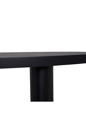   Modern European furniture - Black Herringbone Patterned Dining Table - www.oroa.com | Oroa.com