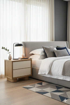   Modern European furniture - Refined Shagreen Nightstand - www.oroa.com | Oroa.com