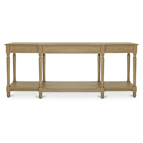 Modern European furniture - Vintage Style Oak Console Table - www.oroa.com