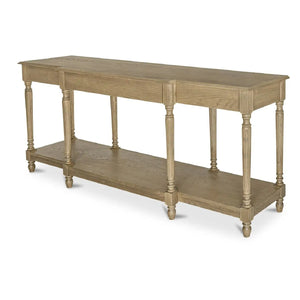 Modern European furniture - Vintage Style Oak Console Table - www.oroa.com