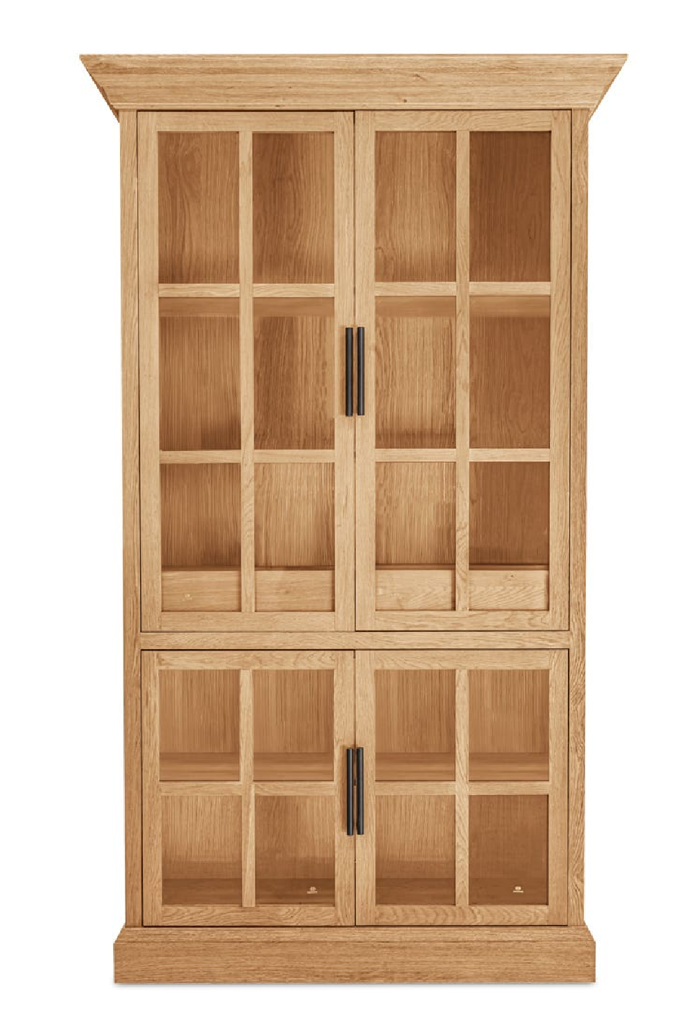 Oak 4-Door Tall Cabinet | Novi Living Raymond | Oroa.com