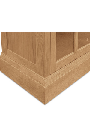 Oak 4-Door Tall Cabinet | Novi Living Raymond | Oroa.com