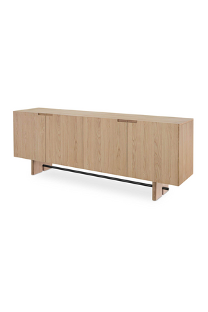 4-Door Natural Oak Sideboard | Novi Living Madison | Oroa.com