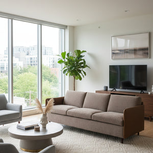 Leather Arm Sofa | Novi Living Teller