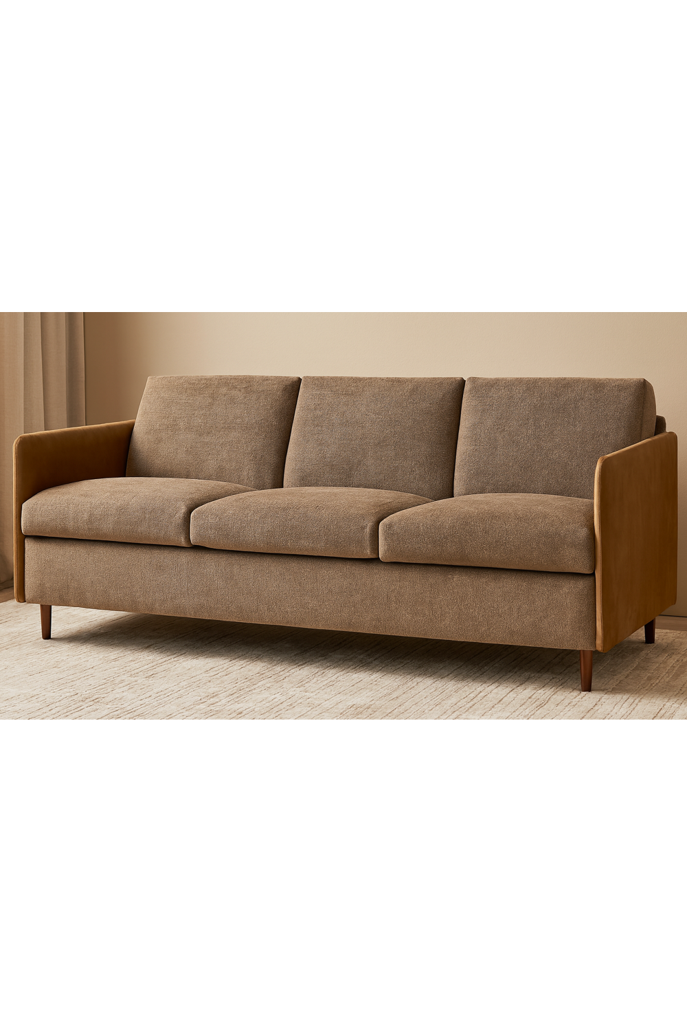 Leather Arm Sofa | Novi Living Teller | Oroa.com