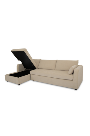 Sectional Sofa with Storage Chaise | Novi Living Burrow | Oroa.com