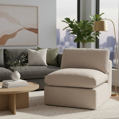 Modern Minimalist Slipper Chair | Novi Living Cates