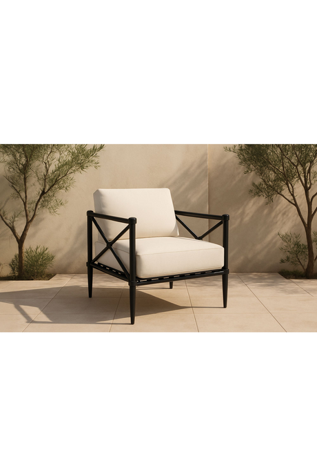 X-Framed Outdoor Accent Chair | Novi Living Willow | Oroa.com