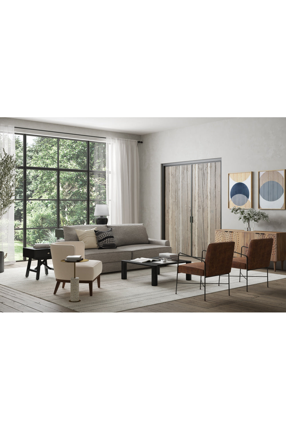 Modern European furniture - Geometrical Line Art Print - www.oroa.com