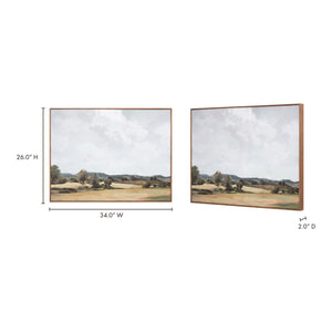 Modern European furniture - Rural Landscape Framed Painting - www.oroa.com