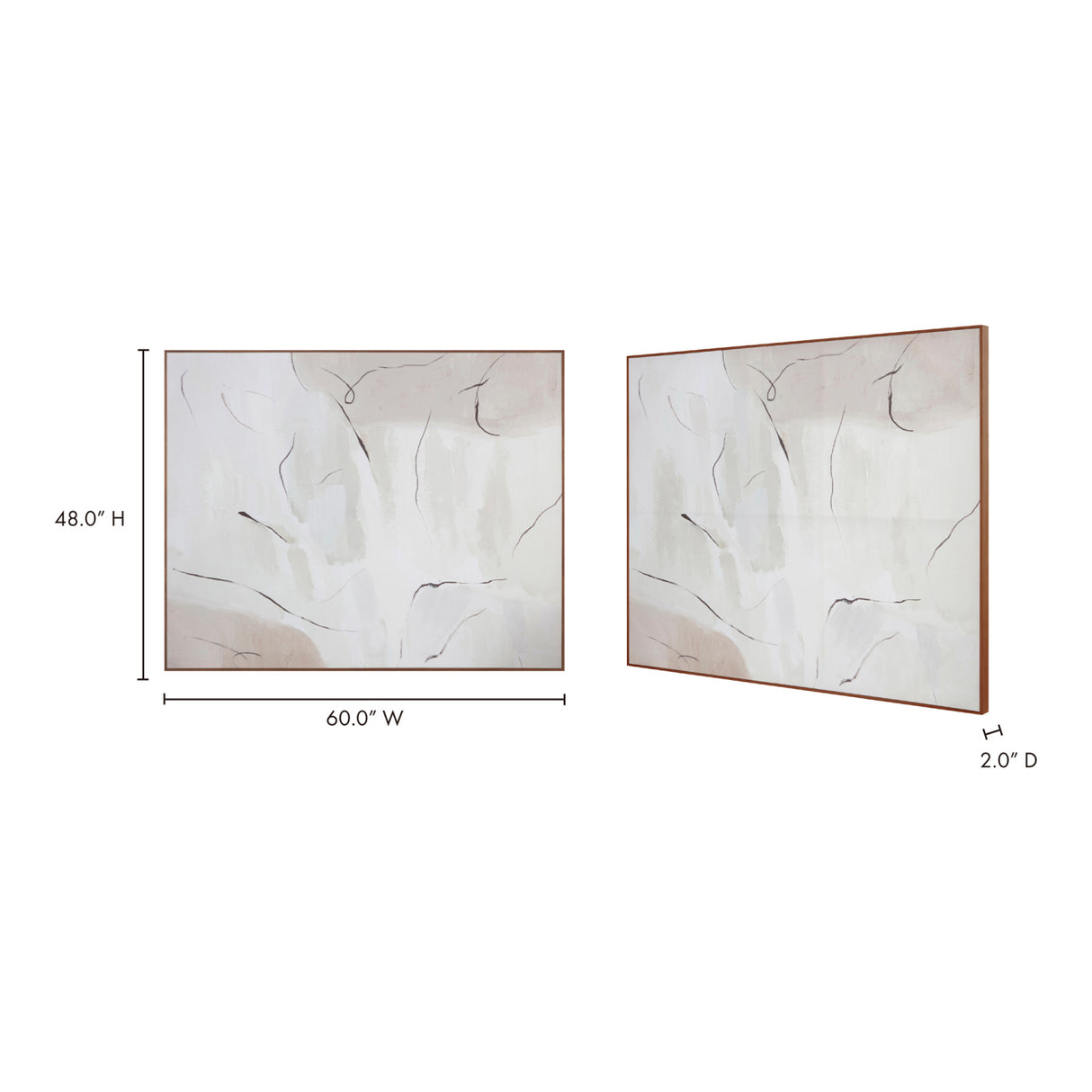 Minimalist Abstract Framed Painting | Novi Living Impression | Oroa.com