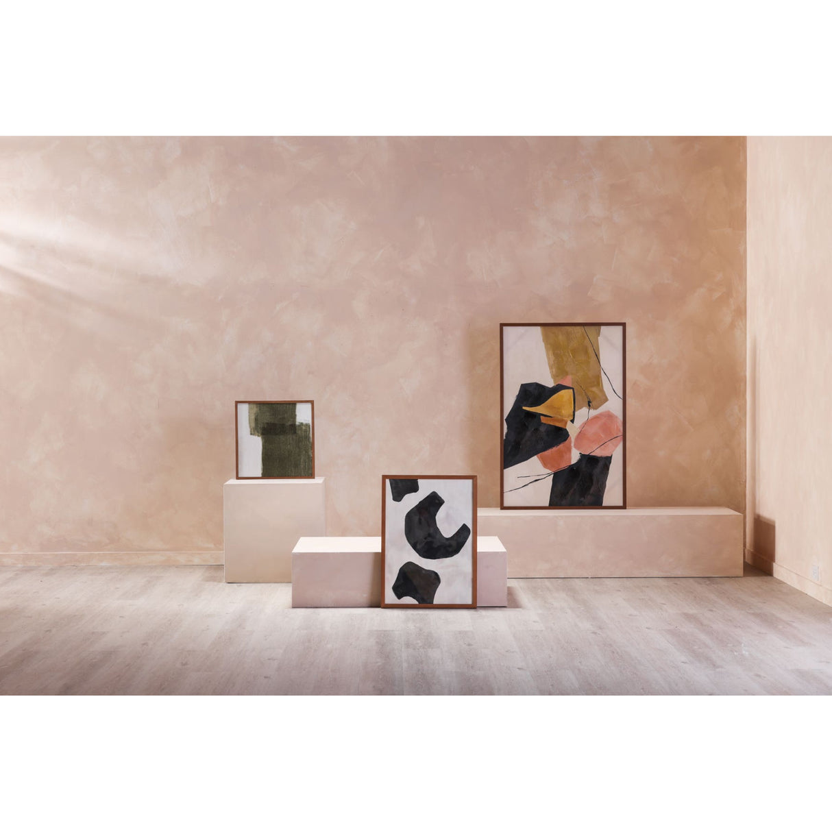 Modern or European furniture - Earthy Green Framed Painting - link to oroa.com