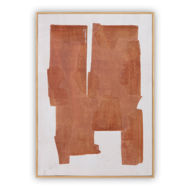 Warm Orange Framed Painting | Novi Living Cici | Oroa.com