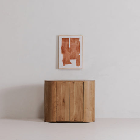 Warm Orange Framed Painting | Novi Living Cici | Oroa.com