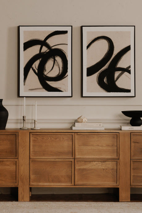 Modern European furniture - Twisted Brush Strokes Painting - www.oroa.com