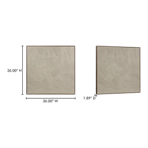 Modern European furniture - Textured Beige Framed Painting - www.oroa.com