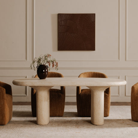 Modern European furniture - Textured Maroon Framed Painting - www.oroa.com