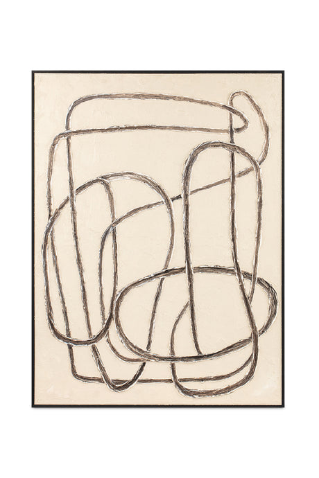 Modern European furniture - Woven Loop Painting - www.oroa.com