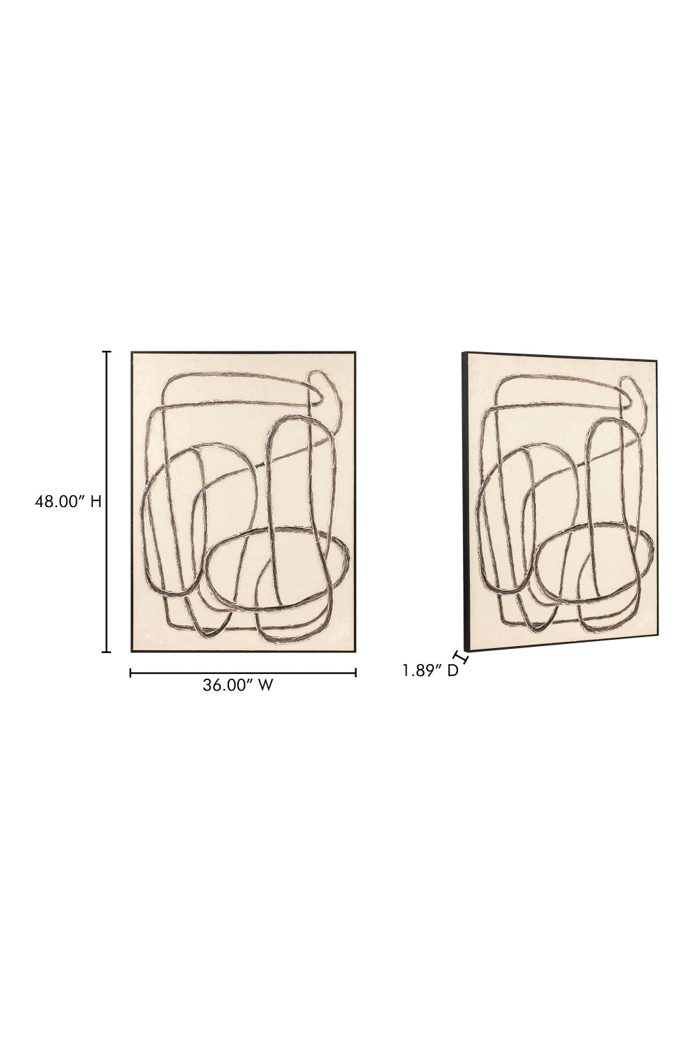 Modern European furniture - Woven Loop Painting - www.oroa.com