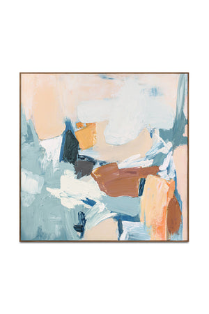 Modern European furniture - Pastel Toned Abstract Painting - www.oroa.com