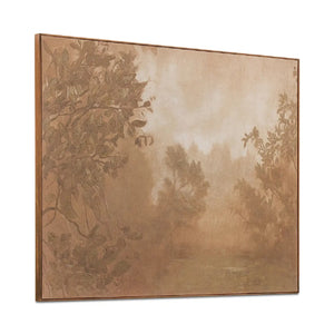 Modern European furniture - Aged Brown Forest Painting - www.oroa.com