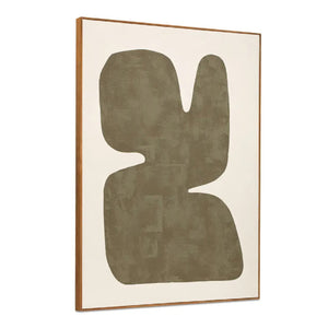 Modern European furniture - Green Abstract Framed Painting - www.oroa.com