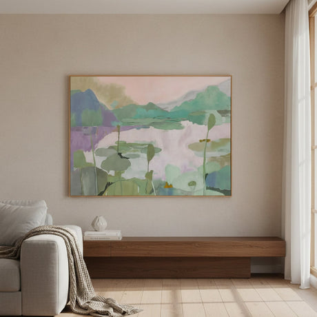   Modern European furniture - Pastel Landscape Framed Painting - www.oroa.com | Oroa.com
